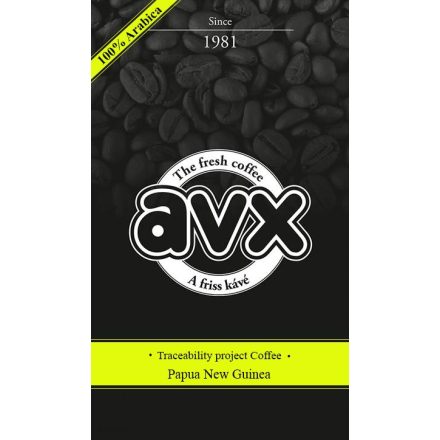 AVX PNG Washed Arabica Korofeigu Grade szemes kávé 250g