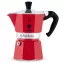 Bialetti Moka Express Piros kotyogós kávéfőző, 1 személyes