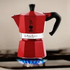 Bialetti Moka Express Piros kotyogós kávéfőző, 1 személyes