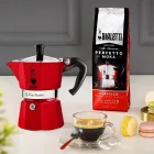 Bialetti Moka Express Piros kotyogós kávéfőző, 1 személyes