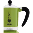 Bialetti Rainbow Zöld kotyogós kávéfőző, 1 személyes