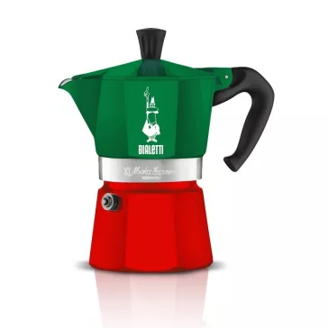   Bialetti Moka Express Tricolore kotyogós kávéfőző, 3 személyes