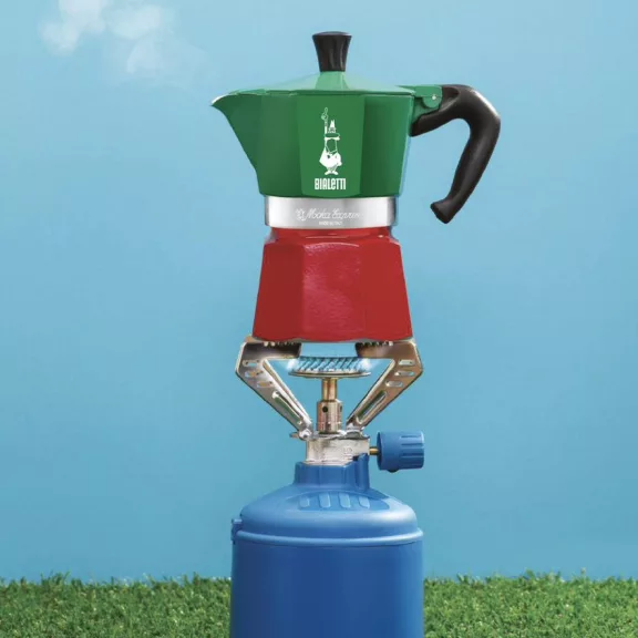 Bialetti Moka Express Tricolore kotyogós kávéfőző, 6 személyes