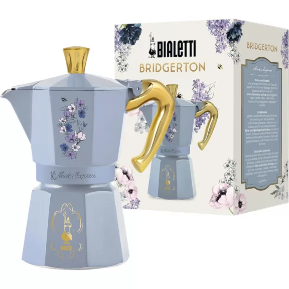 Bialetti Bridgerton Moka Express kotyogós kávéfőző, 6 személyes Bialetti Bridgerton Moka Express kotyogós kávéfőző, 6 személyes