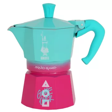   Bialetti Squid Game Moka Express kotyogós kávéfőző, 3 személyes