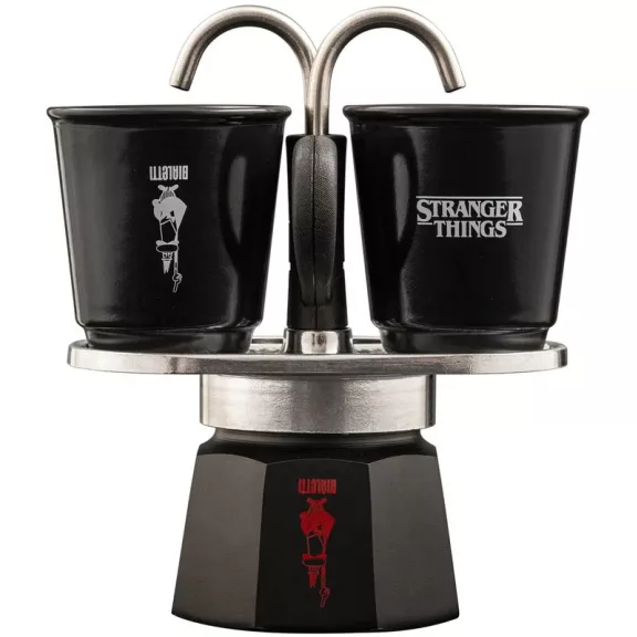 Bialetti Stranger Things Mini Express kotyogós kávéfőző, 2 személyes Bialetti Stranger Things Mini Express kotyogós kávéfőző, 2 személyes