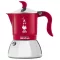 Bialetti Candyland Fiammetta Induction piros kotyogós kávéfőző, 2 személyes