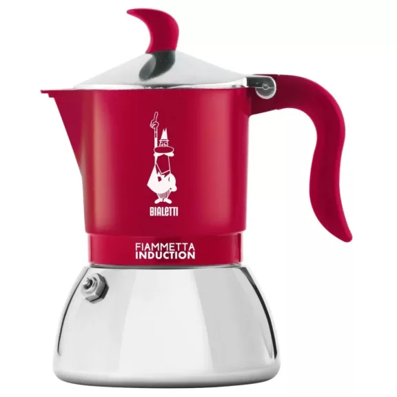 Bialetti Candyland Fiammetta Induction piros kotyogós kávéfőző, 4 személyes Bialetti Candyland Fiammetta Induction piros kotyogós kávéfőző, 4 személyes