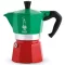 Bialetti La Mokina Tricolore kotyogós kávéfőző, 0,5 személyes