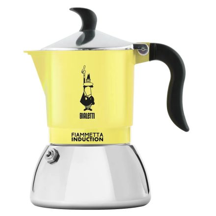 Bialetti Fiammetta Induction PRIMAVERA kotyogós kávéfőző sárga, 2 személyes