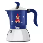 Bialetti Karácsonyi Maci Fiammetta Induction kék kotyogós kávéfőző, 4 személyes