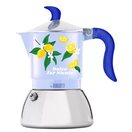Bialetti Fiammetta Induction kotyogós kávéfőző citrom, 2 személyes