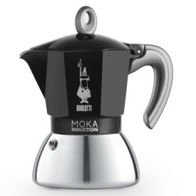   Bialetti Moka Induction kotyogós kávéfőző fekete, 6 személyes