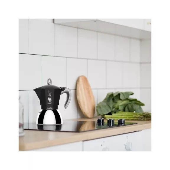 Bialetti Moka Induction kotyogós kávéfőző fekete, 6 személyes Bialetti Moka Induction kotyogós kávéfőző fekete, 6 személyes