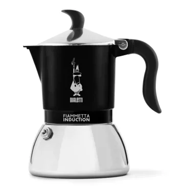  Bialetti Fiammetta Induction kotyogós kávéfőző fekete, 4 személyes