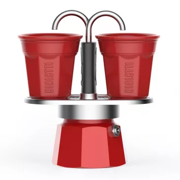 Bialetti piros Mini Express ajándék szett