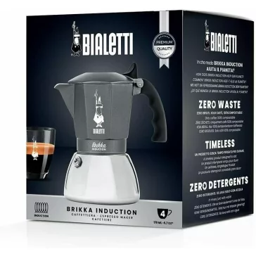   Bialetti Brikka indukciós kotyogós kávéfőző, 4 személyes