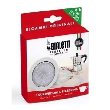   Szilikon tömítés és szűrő Bialetti Moka Induction 4 / új Brikka 2 személyes kávéfőzőkhöz (800039)