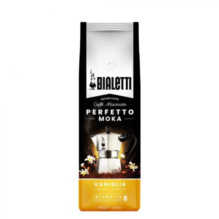 Bialetti Moka Perfetto Vanília ízesítésű őrölt kávé 250g