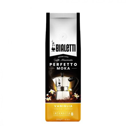 Bialetti Moka Perfetto Vanília ízesítésű őrölt kávé 250g
