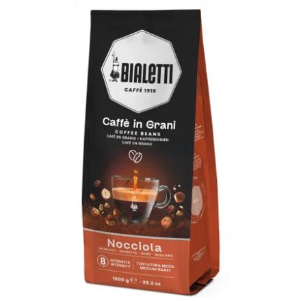 Bialetti Mogyoró ízesítésű szemes kávé 1kg
