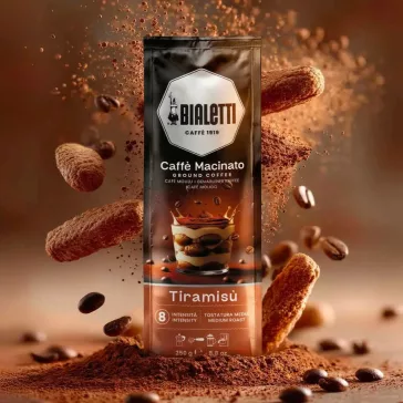   Bialetti Caffe Macinato Tiramisu ízesítésű őrölt kávé 250g