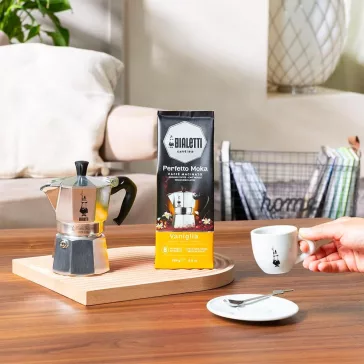   Bialetti Perfetto Moka Vanília ízesítésű őrölt kávé 250g