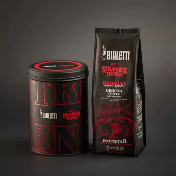 Bialetti Stranger Things díszdobozos őrölt kávé 250g Bialetti Stranger Things díszdobozos őrölt kávé 250g