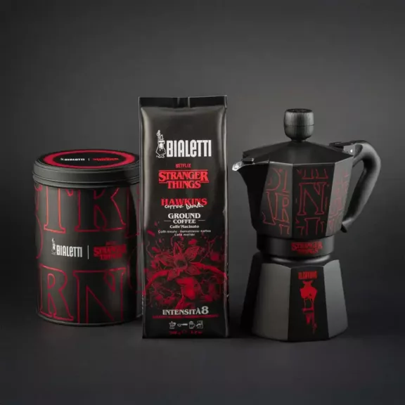 Bialetti Stranger Things díszdobozos őrölt kávé 250g Bialetti Stranger Things díszdobozos őrölt kávé 250g