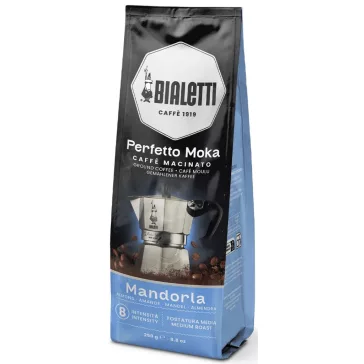   Bialetti Perfetto Moka Mandula ízesítésű őrölt kávé 250g