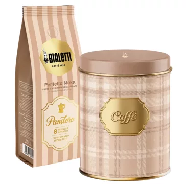   Bialetti Moka Perfetto Pandoro ízesítésű őrölt kávé díszdobozban 200g