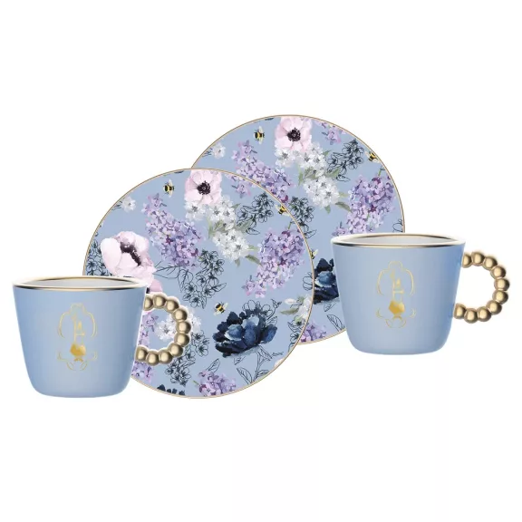 Bialetti Bridgerton csésze és csészealj szett 2db Bialetti Bridgerton csésze és csészealj szett 2db
