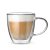 Bialetti Capri duplafalú üveg csésze 160ml, 2 db
