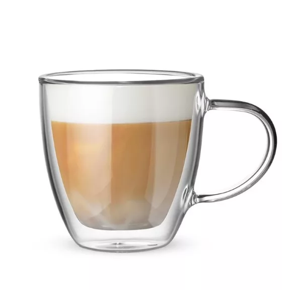 Bialetti Capri duplafalú üveg csésze 160ml, 2 db Bialetti Capri duplafalú üveg csésze 160ml, 2 db
