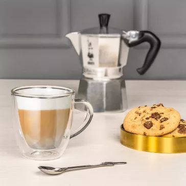 Bialetti Capri duplafalú üveg csésze 160ml, 2 db 