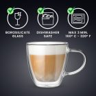 Bialetti Capri duplafalú üveg csésze 160ml, 2 db 