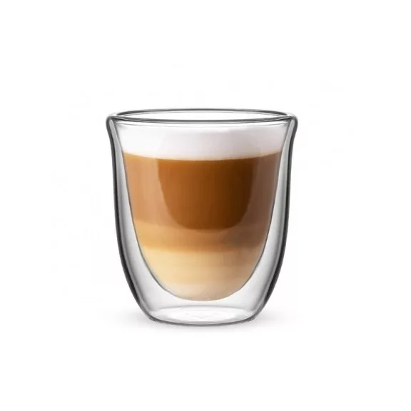 Bialetti Firenze duplafalú üveg csésze 200 ml, 2 db Bialetti Firenze duplafalú üveg csésze 200 ml, 2 db
