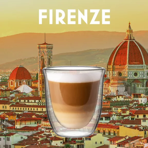 Bialetti Firenze duplafalú üveg csésze 200 ml, 2 db Bialetti Firenze duplafalú üveg csésze 200 ml, 2 db
