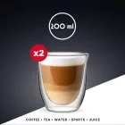Bialetti Firenze duplafalú üveg csésze 200 ml, 2 db 
