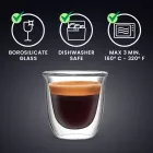 Bialetti Firenze duplafalú üveg csésze 80 ml, 2 db 