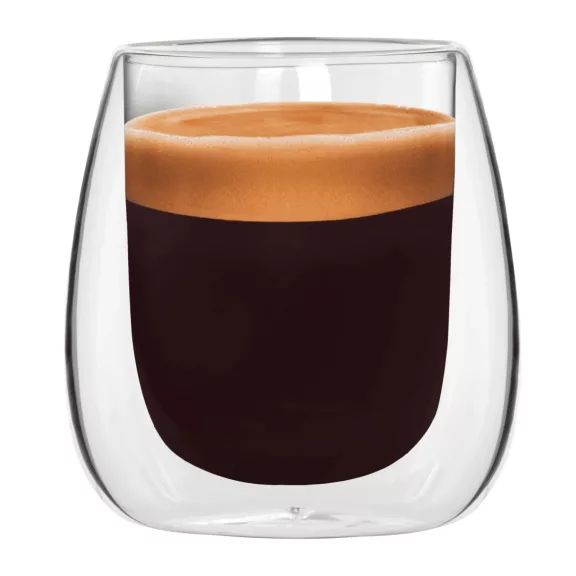 Bialetti Verona duplafalú üveg csésze 80 ml, 2 db Bialetti Verona duplafalú üveg csésze 80 ml, 2 db