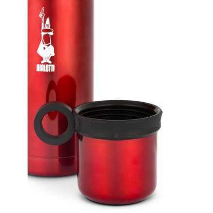 Bialetti termosz pohárral 460 ml - Szín : Piros
