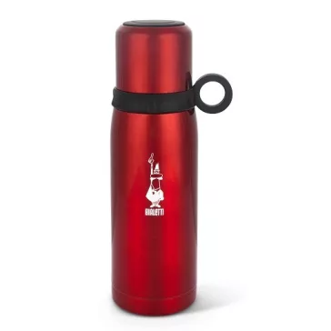 Bialetti termosz pohárral 460 ml - Szín : Piros
