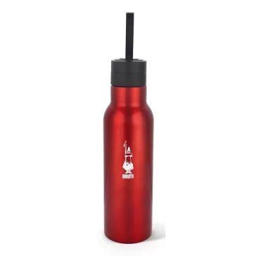   Bialetti hőtartó, rozsdamentes acél palack 500 ml - Szín : Piros