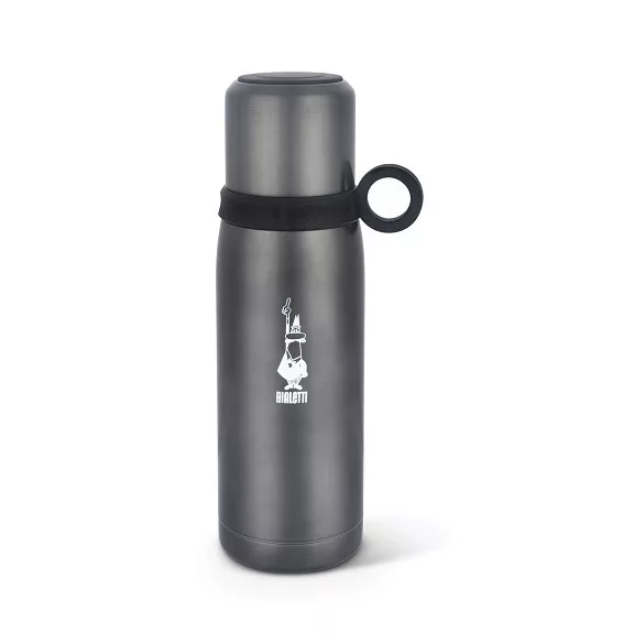 Bialetti termosz pohárral 460 ml - Szín : Szürke Bialetti termosz pohárral 460 ml - Szín : Szürke