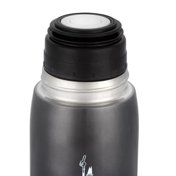 Bialetti termosz pohárral 460 ml - Szín : Szürke Bialetti termosz pohárral 460 ml - Szín : Szürke