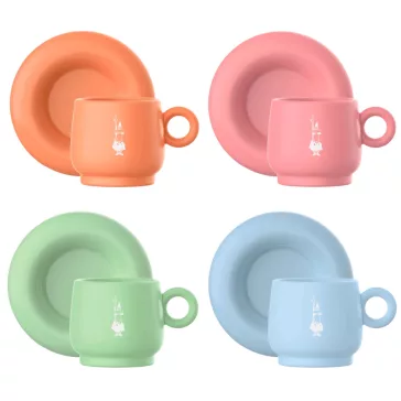 Bialetti Fruit Market csésze tányérral szett 4db