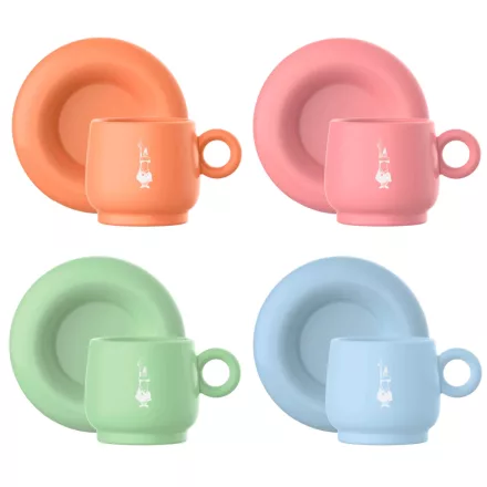 Bialetti Fruit Market csésze tányérral szett 4db