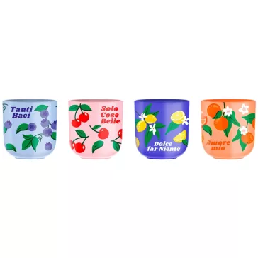 Bialetti Fruit Market eszpresszó csésze szett 4db