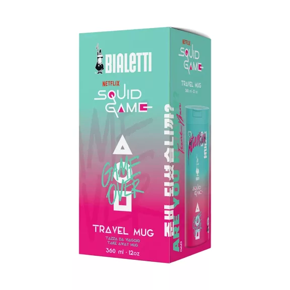 Bialetti Squid Game utazó bögre 360ml